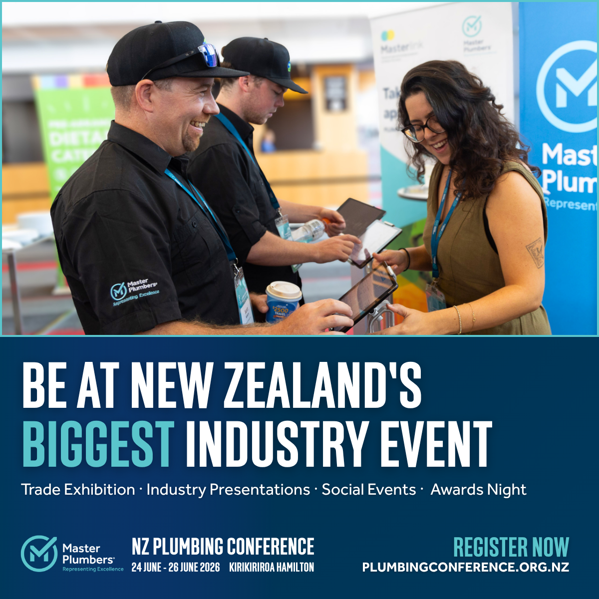 Register for the 2026 NZ Plumbing Conference