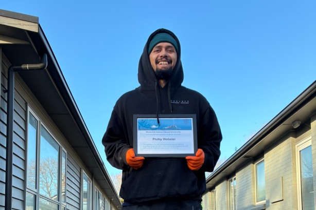Outward Bound Scholarship Winner, Phillip Webster