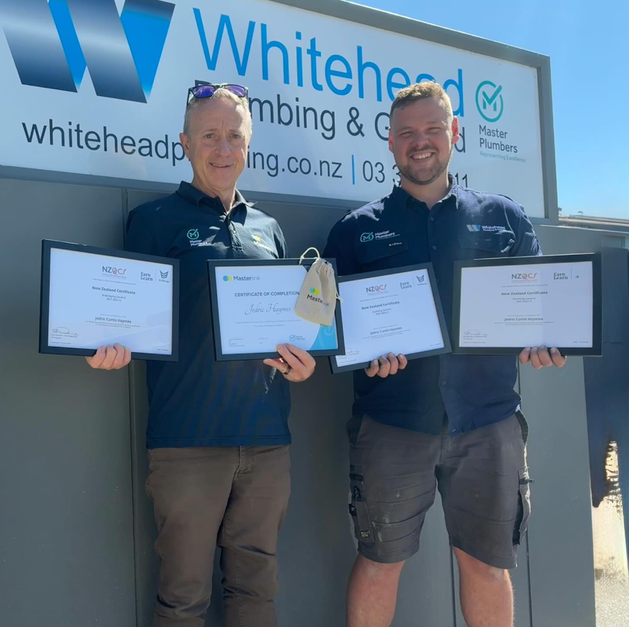 Steve Weeks with his recently completed Masterlink apprentice