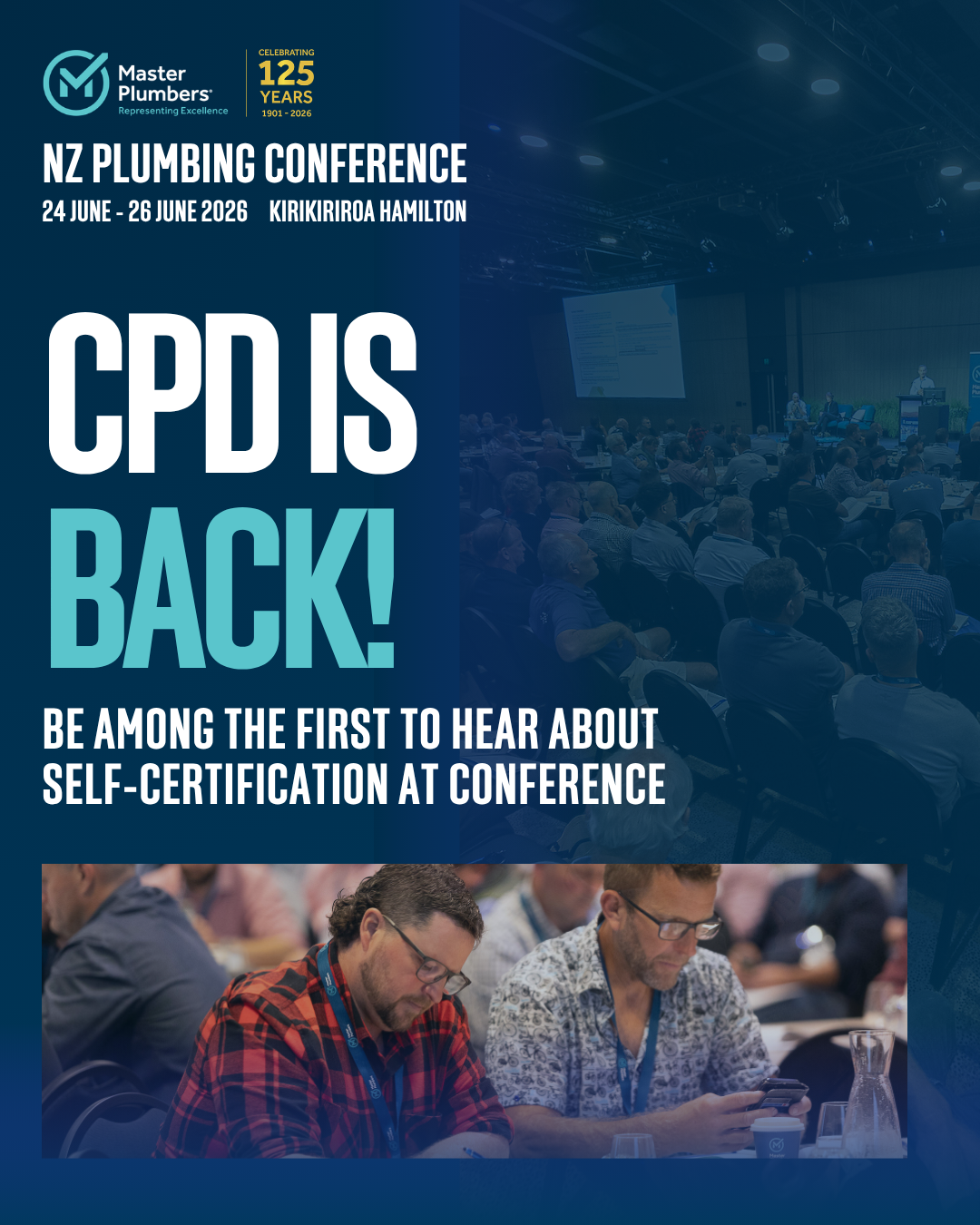 CPD is back at the 2026 NZ Plumbing Conference