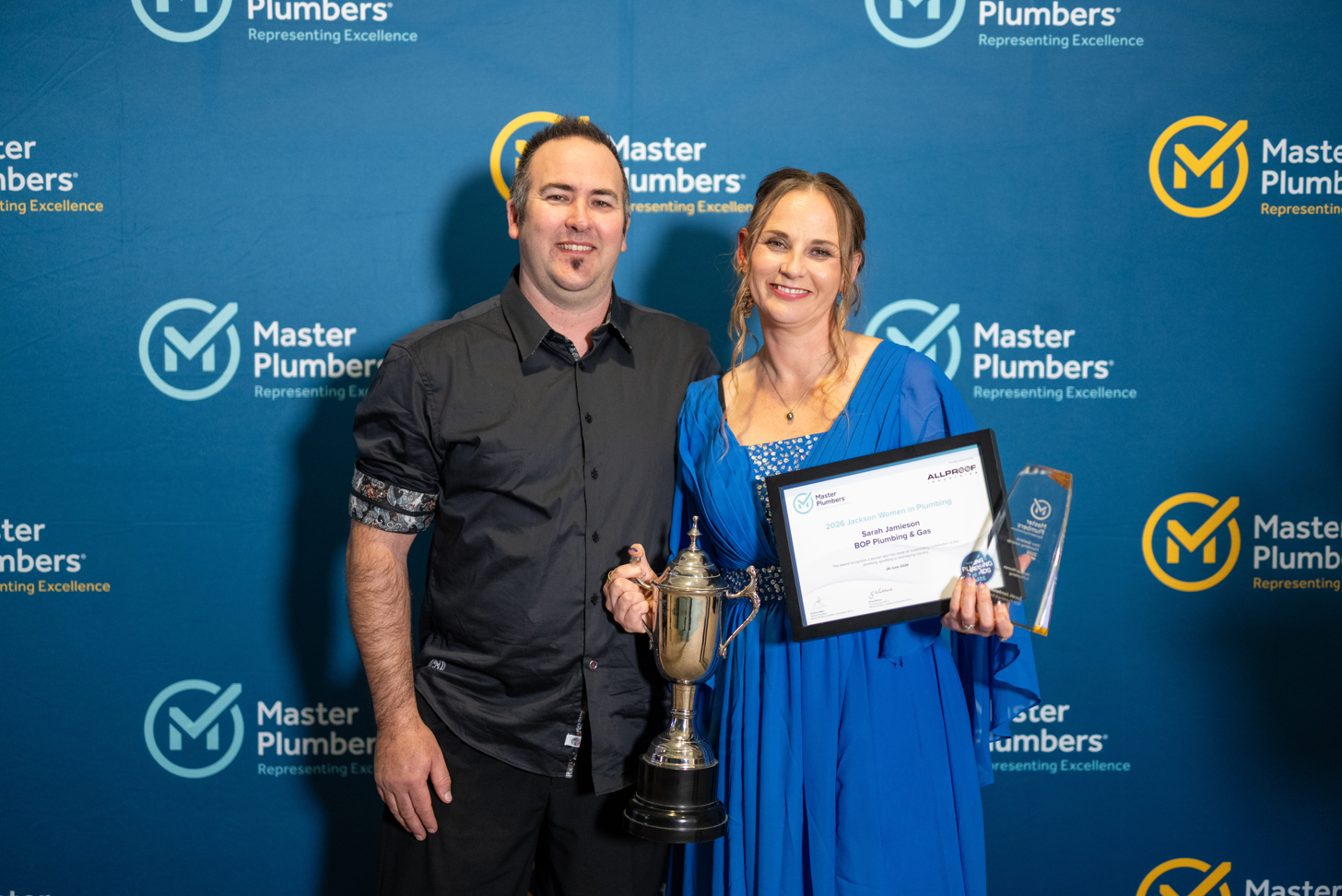 Sarah Jamieson with husband, Aaron Jamieson