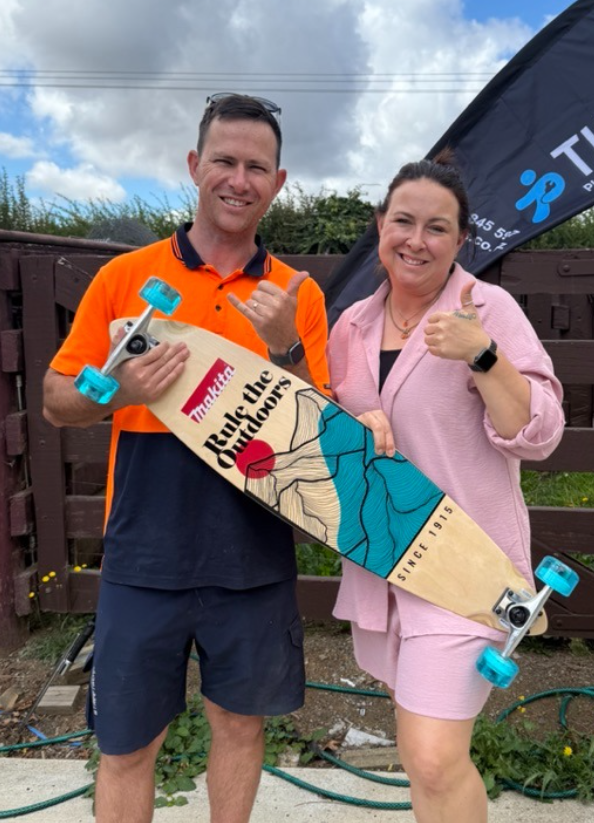 2025 Makita long board giveaway winners